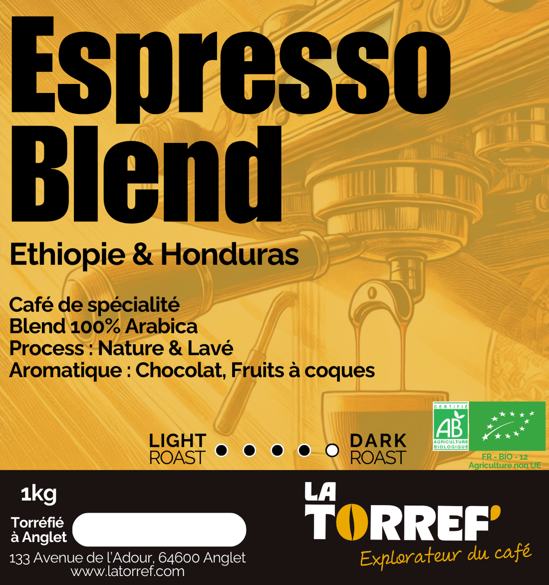 Espresso blend - Ethiopie & Honduras - Bio