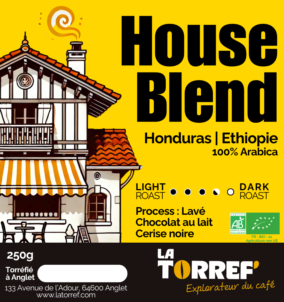 House Blend - Bio - Medium/Dark Roast