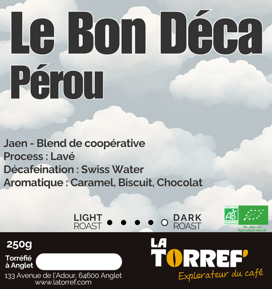 Le Bon Déca - Pérou - Bio - Décafeiné