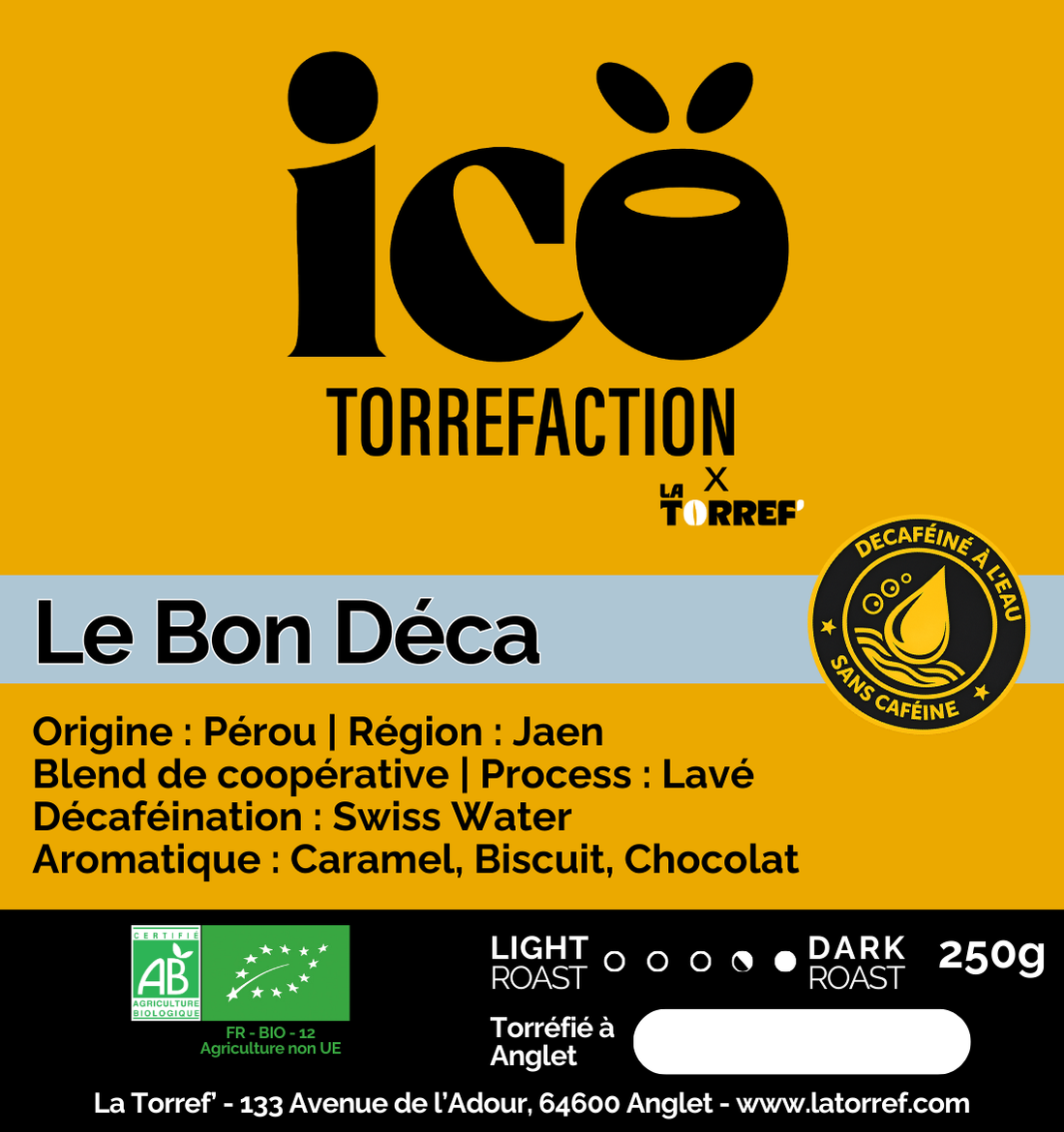 Photo of Manzanilla Perou Cafe Bio Decafeine