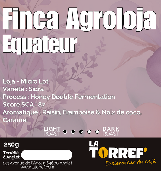 Finca Agroloja -  Equateur - Light/Med Roast - Micro Lot