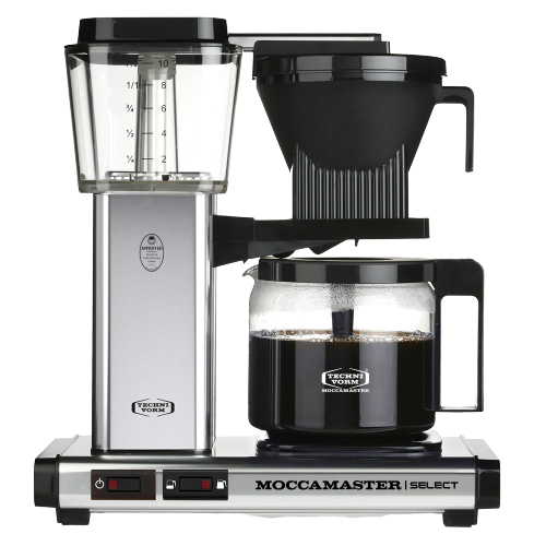 Cafetière Moccamaster KBG Select Aluminium poli