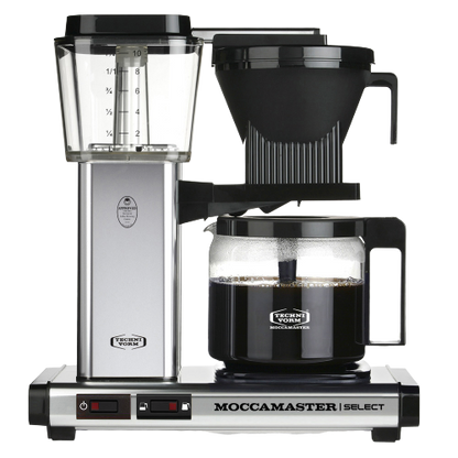 Cafetière Moccamaster KBG Select Aluminium poli