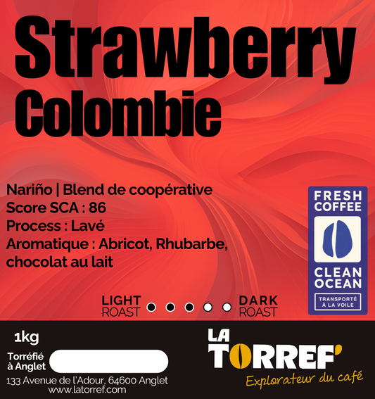 Strawberry -  Colombie - Medium Roast - Transporté à la voile